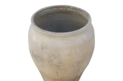 Casa Padrino Luxus Vase Terrakottafarben 48 x 48 x H. 61 cm - Große Bodenvase aus Terrakotta im Stil alter Tongefäße - Luxus Deko Accessoires