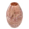 Casa Padrino Luxus Vase Ø 24 x H. 38,5 cm - Elegante Deko Vase aus massivem Farbglas in marmorierten Lavendeltönen - Luxus Deko Accessoires
