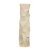 Casa Padrino Luxus Vase Ø 14 x H. 55 cm - Hohe schlanke Vase Abstract aus Steingut mit Dekor in Pastelltönen - Luxus Deko Accessoires
