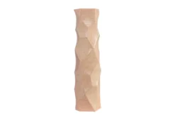 Casa Padrino Luxus Vase Ø 14 x H. 55 cm - Hohe schlanke Vase Abstract aus Steingut mit Dekor in Pastelltönen - Luxus Deko Accessoires