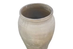 Casa Padrino Luxus Vase 48 x 48 x H. 61 cm - Große Terrakotta Vase im rustikalen Antik-Look - Luxus Deko Accessoires