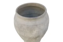 Casa Padrino Luxus Vase 54 x 54 x H. 62 cm - Große Terrakotta Vase im rustikalen Antik-Look - Luxus Deko Accessoires