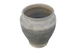 Casa Padrino Luxus Vase 52 x 52 x H. 62 cm - Große Terrakotta Vase im rustikalen Antik-Look - Luxus Deko Accessoires