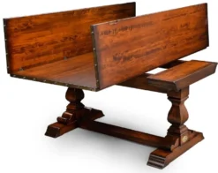 Casa Padrino Luxus Vintage Stil Esstisch Braun / Messing 180 x 85 x H. 78 cm - Rechteckiger Massivholz Esszimmertisch mit ausklappbarer Tischplatte - Esszimmer Möbel - Luxus Vintage Stil Möbel