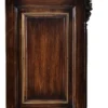 Casa Padrino Luxus Vintage Stil Sideboard mit 2 Türen und Marmorplatte Braun / Naturfarben / Schwarz 212,5 x 56 x H. 123,5 cm - Massivholz Schrank - Vintage Stil Möbel - Luxus Massivholz Möbel