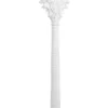 Casa Padrino Luxus Wanddeko Palme Mattweiß 260 x H. 260 cm - Kunstharz Palme - Luxus Deko Accessoires