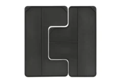Casa Padrino Luxus Wanddekoration Silber 107,5 x 2,5 x H. 106,5 cm - Zweiteiliges Wandrelief Anchor aus Stahl mit geätztem Antik-Nickel und Silber Finish - Luxus Deko Accessoires