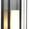 Casa Padrino Luxus Wandlampe Schwarz 24 x 15 x H. 48,5 cm - Hotel & Restaurant Wandleuchte