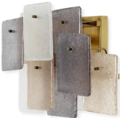 Casa Padrino Luxus Wandleuchte Vintage Messing Finish / handgemachtes Glas B. 47,5 cm x T. 18 cm x H. 30 cm - Luxus Leuchten