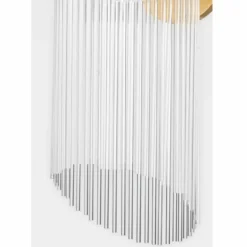Casa Padrino Luxus Wandleuchte Antik Messing / Weiß H. 50,8 cm - Luxus Leuchten