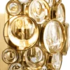 Casa Padrino Luxus Wandleuchte Gold 24 x 13 x H. 21 cm - Designer Wohnzimmermöbel