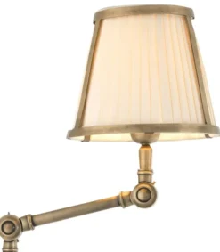 Casa Padrino Luxus Wandleuchte Antik Messing 29 x 17 x H. 77 cm - Hotel Restaurant Kollektion