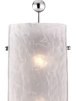 Casa Padrino Luxus Wandleuchte Silber / Weiß 15,9 x 12 x H. 68,6 cm - Hotel & Restaurant Wandlampe - Luxus Qualität