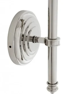 Casa Padrino Luxus Wandleuchte Nickel mit Schwenkarm - 21,5 x 37-50 x 51 cm