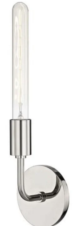 Casa Padrino Luxus Wandleuchte Silber 12,1 x 9,5 x H. 42,6 cm - Hotel & Restaurant Wandlampe