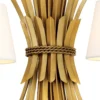 Casa Padrino Luxus Wandleuchte Antik Gold 47 x 24 x H. 53 cm - Hotel & Restaurant Wandlampe