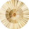 Casa Padrino Luxus Wandleuchte Ø 60 cm - Runde Messing Wandlampe - Hotel & Restaurant Wandleuchte - Luxus Kollektion