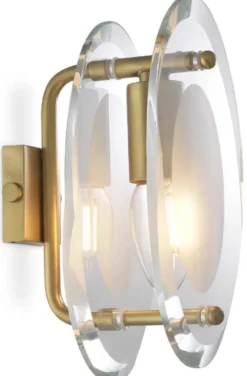 Casa Padrino Luxus Wandleuchte Antik Messingfarben 13 x 13 x H. 22 cm - Elegante Ovale Wohnzimmer Wandlampe - Luxus Leuchten
