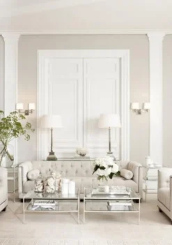 Casa Padrino Luxus Wandleuchte Nickel - Luxus Leuchte