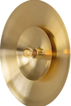 Casa Padrino Luxus Wandleuchte Ø 60 cm - Runde Messing Wandlampe - Hotel & Restaurant Wandleuchte - Luxus Qualität