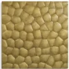 Casa Padrino Luxus Wandrelief Vintage Messing 120 cm - Quadratisches Wandbild mit 3D Effekt - Luxus Wanddeko - Hotel & Büro Deko