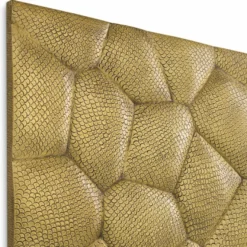 Casa Padrino Luxus Wandrelief Vintage Messing 120 cm - Quadratisches Wandbild mit 3D Effekt - Luxus Wanddeko - Hotel & Büro Deko