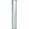 Casa Padrino Luxus Wandspiegel Silber 15 x 5 x H. 190 cm - Schmale Spiegelleiste mit Facettenschliff