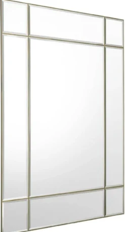 Casa Padrino Luxus Wandspiegel Vintage Messingfarben 140 x 4 x H. 180 cm - Wohnzimmer Spiegel - Schlafzimmer Spiegel - Garderoben Spiegel - Luxus Möbel