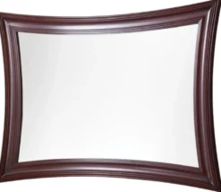 Casa Padrino Luxus Wandspiegel Dunkelbraun 85 x 2,5 x 120 cm - Spiegel mit Massivholzrahmen - Wohnzimmer Deko Accessoires