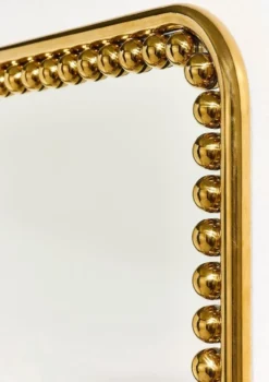 Casa Padrino Luxus Wandspiegel Gold 95 x 3 x H. 95 cm - Quadratischer Wohnzimmer Spiegel mit Metallrahmen - Schlafzimmer Spiegel - Badezimmer Spiegel - Garderoben Spiegel - Luxus Kollektion