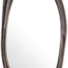 Casa Padrino Luxus Wandspiegel Bronze 54 x 4 x H. 107 cm - Aluminium Wohnzimmer Spiegel - Schlafzimmer Spiegel - Garderoben Spiegel - Luxus Möbel - Luxus Interior