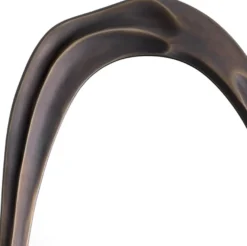 Casa Padrino Luxus Wandspiegel Bronze 54 x 4 x H. 107 cm - Aluminium Wohnzimmer Spiegel - Schlafzimmer Spiegel - Garderoben Spiegel - Luxus Möbel - Luxus Interior
