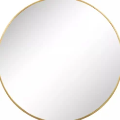 Casa Padrino Luxus Wandspiegel Gold Ø 40 cm - Runder Spiegel