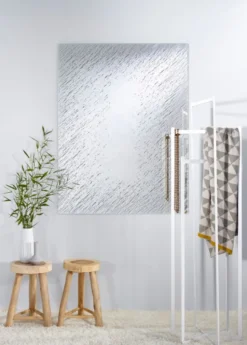Casa Padrino Luxus Wandspiegel Silber 100 x H. 132 cm - Designer Hotel Accesoires