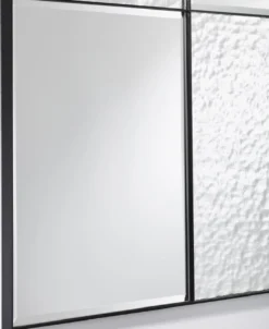 Casa Padrino Luxus Wandspiegel Schwarz 80 x 2 x H. 120 cm - Hotel & Restaurant Spiegel - Luxus Kollektion