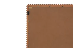 Casa Padrino Luxus Wandspiegel Braun 80 x 4 x H. 180 cm - Großer Wandspiegel Kiko XL mit Rahmen aus Mindi-Holz im Amber Finish - Luxus Deko Accessoires