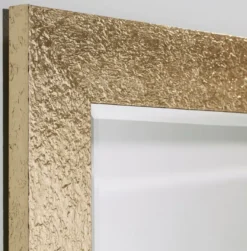 Casa Padrino Luxus Wandspiegel Gold 89 x H. 118 cm - Designer Wohnzimmer Spiegel