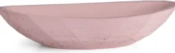 Casa Padrino Luxus Waschbecken Schale Rosa 60,9 x 29,7 x H. 11,9 cm - Handgefertigtes Beton Waschbecken - Badezimmer Accessoires - Luxus Badezimmer Zubehör