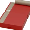 Casa Padrino Luxus Wasserliege Rot / Taupe 190 x 80 x H. 17 cm - Wasserdichte Kunstleder Wasser Liege mit Kopfstütze und Getränkehalter - Sonnenliege - Hotel Pool Accessoires - Luxus Qualität