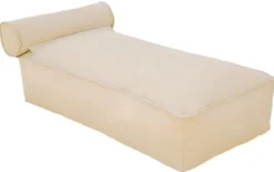 Casa Padrino Luxus Wasserliege mit Kopfstütze Beige 180 cm