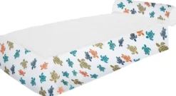Casa Padrino Luxus Wasserliege mit Kopfstütze Weiß / Bunt 180 cm
