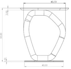 Casa Padrino Luxus Wohnzimmer Beistelltisch Bronze H. 55 cm - Hotel Tisch - Wohnzimmer Möbel - Hotel Möbel - Luxus Qualität