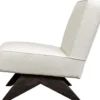 Casa Padrino Luxus Wohnzimmer & Hotel Sessel Weiß / Schwarz H. 73 cm - Luxus Möbel