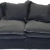 Casa Padrino Luxus Wohnzimmer Sofa Vintage Dunkelgrau 240 x 100 x H. 80 cm - Luxus Qualität