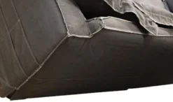 Casa Padrino Luxus Wohnzimmer Sofa Vintage Dunkelgrau 240 x 100 x H. 80 cm - Luxus Qualität