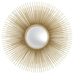 Casa Padrino Luxus Wohnzimmer Spiegel Gold - Designer Wandspiegel