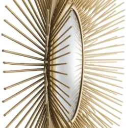 Casa Padrino Luxus Wohnzimmer Spiegel Gold - Designer Wandspiegel
