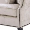 Casa Padrino Luxus Wohnzimmer Sofa Creme / Schwarz 220 x 98 x H. 90 cm - Limited Edition