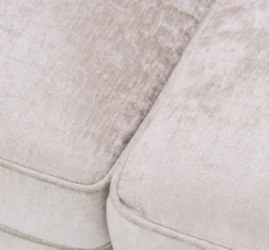 Casa Padrino Luxus Wohnzimmer Sofa Creme / Schwarz 220 x 98 x H. 90 cm - Limited Edition