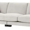 Casa Padrino Luxus Wohnzimmer Sofa Sandfarben / Schwarz 284 x 110 x H. 85 cm - Luxus Kollektion